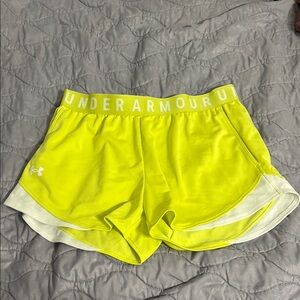 Under Armour Women's Yellow Shorts